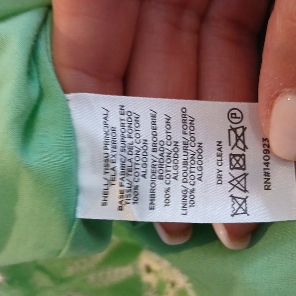 NWT LOFT Mint Floral Lace Blouse And Skirt Set Medium - Picture 6 of 12